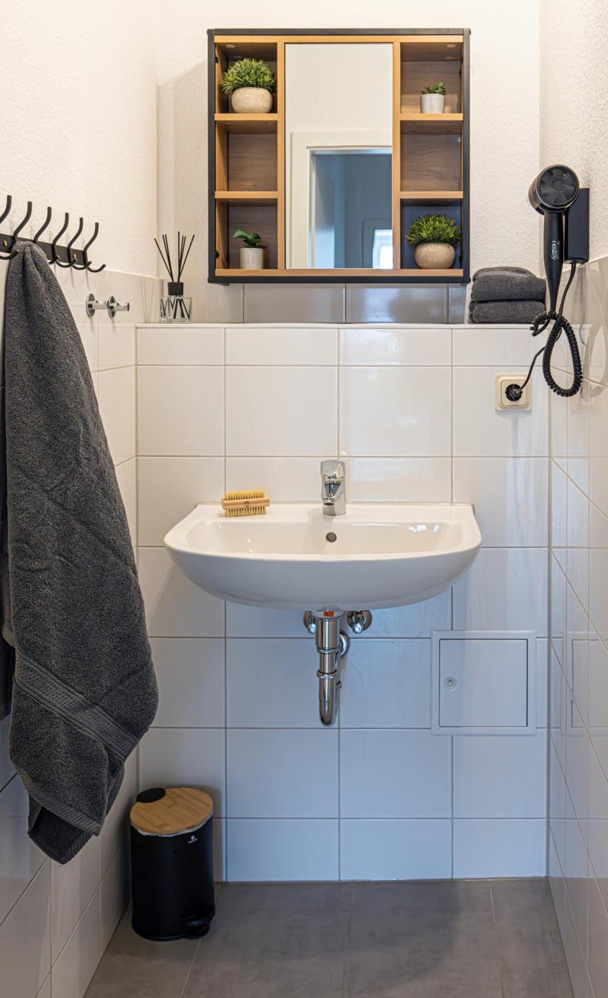 Luxus City Apartment Sauna Balkon Kueche Zentral Rostock Buitenkant foto